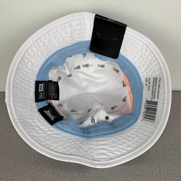 PXG New Era Neon Orange Unstructured Bucket Hat White S/M - Picture 7 of 9